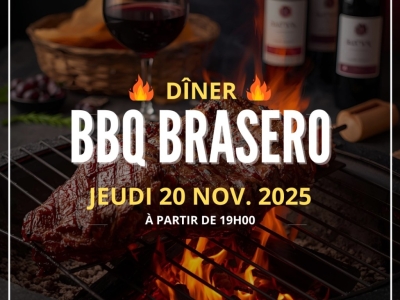 Dîner BBQ BRASERO !