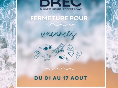 Congés annuels: du 03 au 17 août inclus