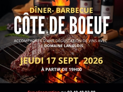 Soirée Dîner avec dégustation et côte de boeuf !