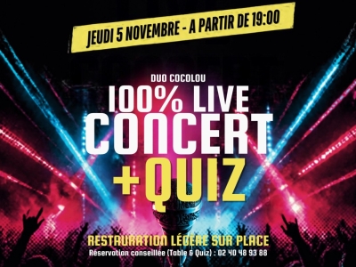 Jeudi 05 novembre: soirée musicale